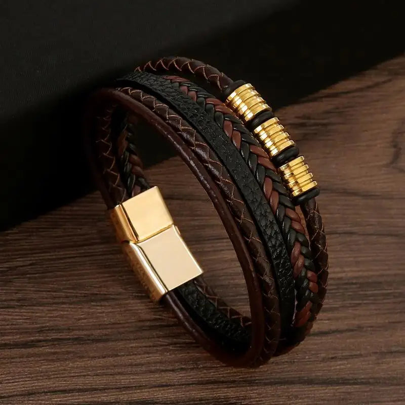 Pulsera Cuero Correas